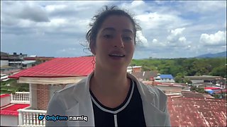 Religious neighbor comes to my house surprised with a broken ass and a good anal creampie!