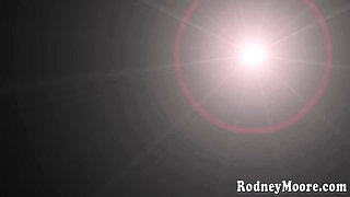 Porn audition amateur MILF drools and swallows