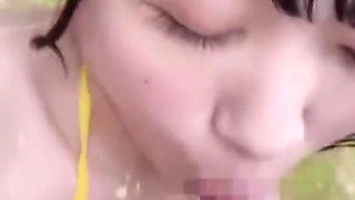 Slick Oil Soaked Gulp with a Smiling F Cup Tease in a Full Body Slippery Feast Part 3