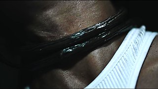 Two asian foot fetish school girl tease a cock