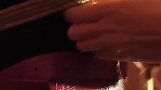 Slut Kika was tied up and whipped by two Mistress