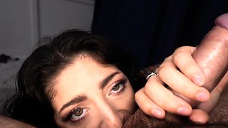 BJRAW Nikki Knightly gets completely covered in cum