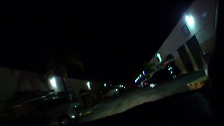 Blonde teen gets fucked after smoking a cigarette