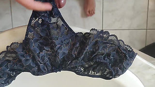 Small thong size 36 grabbed from the sister-in-law's laundry bin