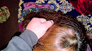 Desi Indian Bhabi Gives Sloppy Blowjob