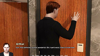 Temptation Are Everywhere - Gameplay - Roleplay - Girlfriend Restroom Stall Fuck Caught by Boyfriend