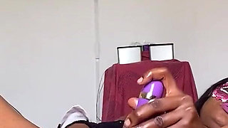Pink Masked Goddess Destroys Her Wet Pussy Wet Pussy with Massive Toy