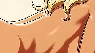 Beauty Anna in Blowjob and Gloryhole Footjob! Anime Hentai