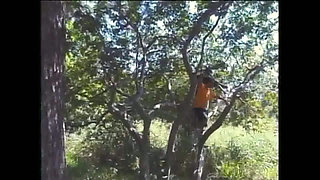 Fucked by ebony boy in exhib forest