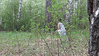 Flashing My Pussy in the Woods