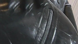 Rubber Catsuit Mistress Says: Lock It up