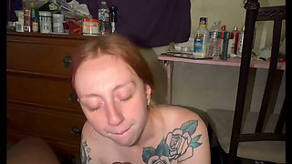 Young Redhead PAWG Addicted to Sucking and Creaming Massive BBC