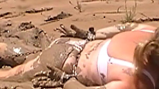 Julie’s Epic Mud Slut Saga - 5:29 Dress-to-lingerie Hogtied Ass Annihilation & Cum