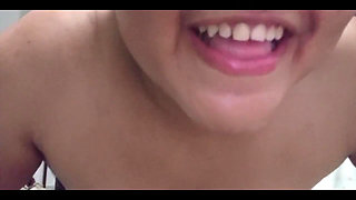 My Stepmother Gets Naked in the Kitchen and Shows Me Her Breasts and Anus