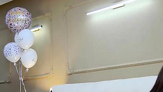 Sexy hottie Anetta Keys enjoys a solo toy masturbation