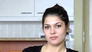Suzy Belle With Innocent Face & Big Boobs Gets Anal On