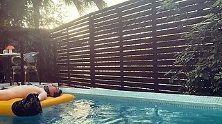 Elis Euryale - Golden Hour Foot Fetish At The Pool