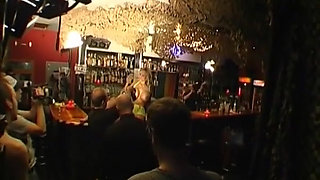 Ggg - Blonde Babe Gangbanged Live on Stage