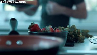 21yo horny slut shagged in kitchen by perverted fucker