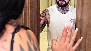 Busty Colombian Takes Milk from the Cuckold Neighbor-