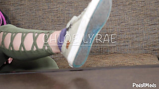 Chloe Lyrae Shoe and Sock Removal