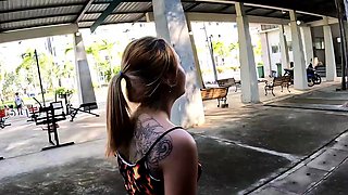 Hot amateur Thai teen Water needs a ride