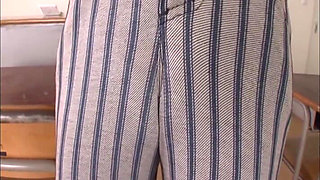 Part3 - Tight Pants Obsession. Curvy Beauty Drives Men Wild Without Undressing