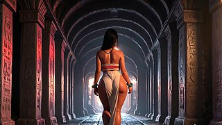 Temple Lust - AI Futanari Animation from Vyrisa