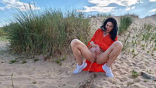 Outdoors Naked and Pissing Compilation Nicky Brill