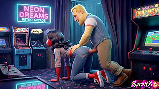 Arcade Night Romance - AI Hentai ASMR