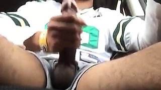 Big-cock car play by amateur pink masturbators outdoors