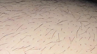 Step mom hand hold tight step son big dick in erection for her husband