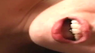 Big ass brunette facialized and fucked by a BBC