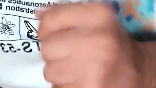 Wanking my big dick