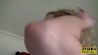 Humiliated uk victim spanked hard and booty plowed
