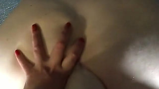 Wife fucked her husband's ass with a huge strapon.Fisting. Femdom. Homemade
