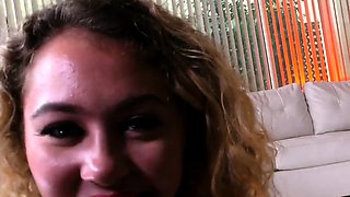 Allie Addison Begs Step Dad And His Buddy For Handjob Relief