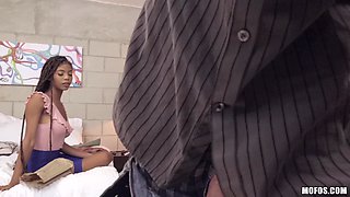 Raunchy ebony slut incredible sex movie