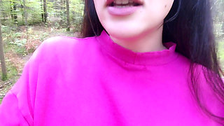 Risky German JOI public masturbation (almost caught)