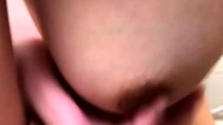Amateur gf giving blowjob in pov action
