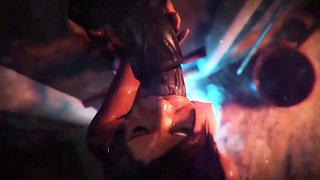 Lady With A Taste For Bold Lovers And Climaxes Shines In Steamy Animated Adventure - Lara Andrade, Lara Craft And Lara Bunny