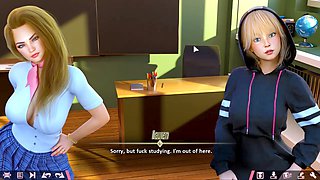 Double homework 1, hentai, big boobs