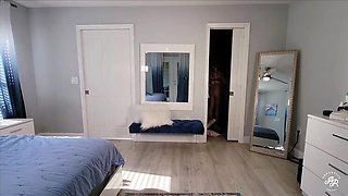 Amateur Redhead Annabelle Rogers Pantyhose Try On Voyeur Solo Masturbation Big Natural Tits