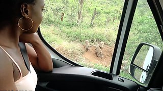 Horny Ebony Girlfriend Deep Throats Cock