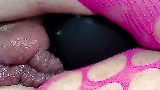 Fat Shaved Pussy Pumping, Ass to Pussy Masturbation - 3 Orgasms