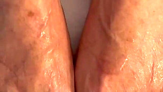 Cum on Stepaunt GILF MILF Feet & Toes Granny Loves It