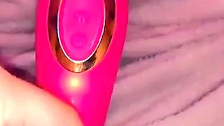 Close up with teen blonde sex doll rubbing her cunt