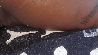 Ebony Gets Fucked by Fuck Machine