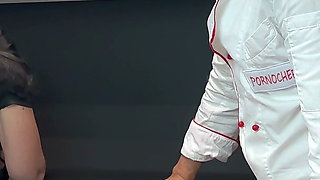 Pornchef S02e07 - Crystal Red in Black - Kitchen Play