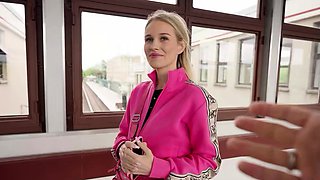 GERMAN SCOUT - Skinny blonde Nela Decker First Time Squirt